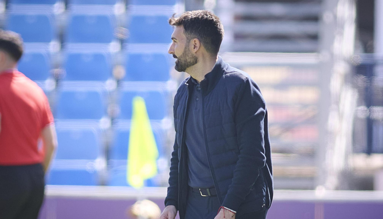 Fernández Romo, durante el partido ante el Guadalajara