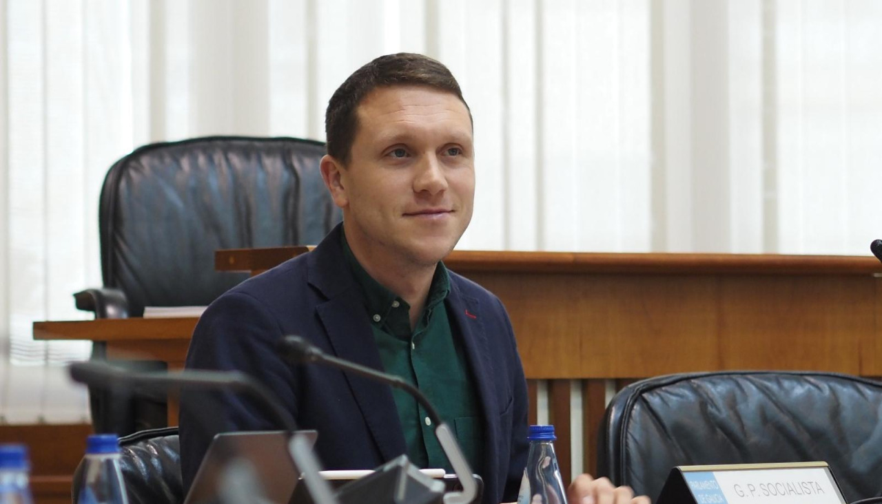 El diputado socialista Aitor Bouza, en una imagen de archivo