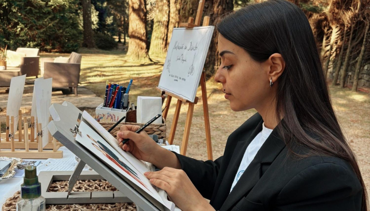 La artista gallega Sandra Parguiña