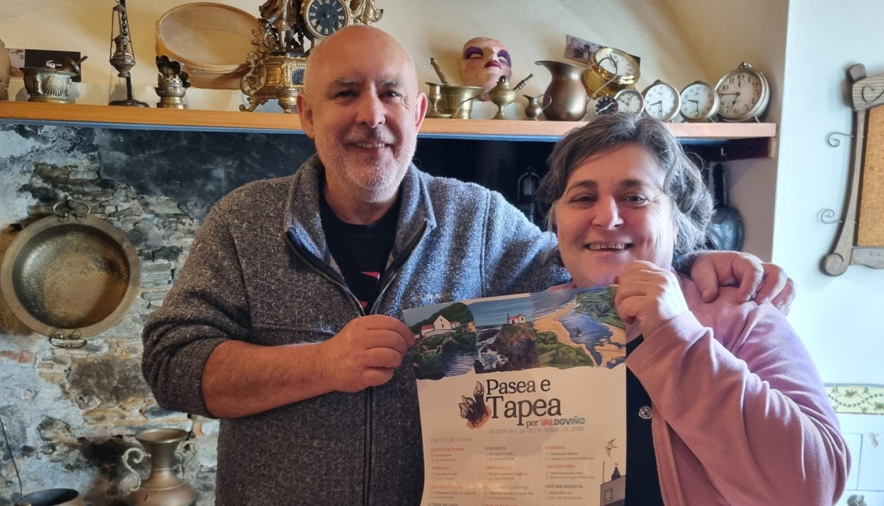Eduardo y Nuria, responsables de O Castro
