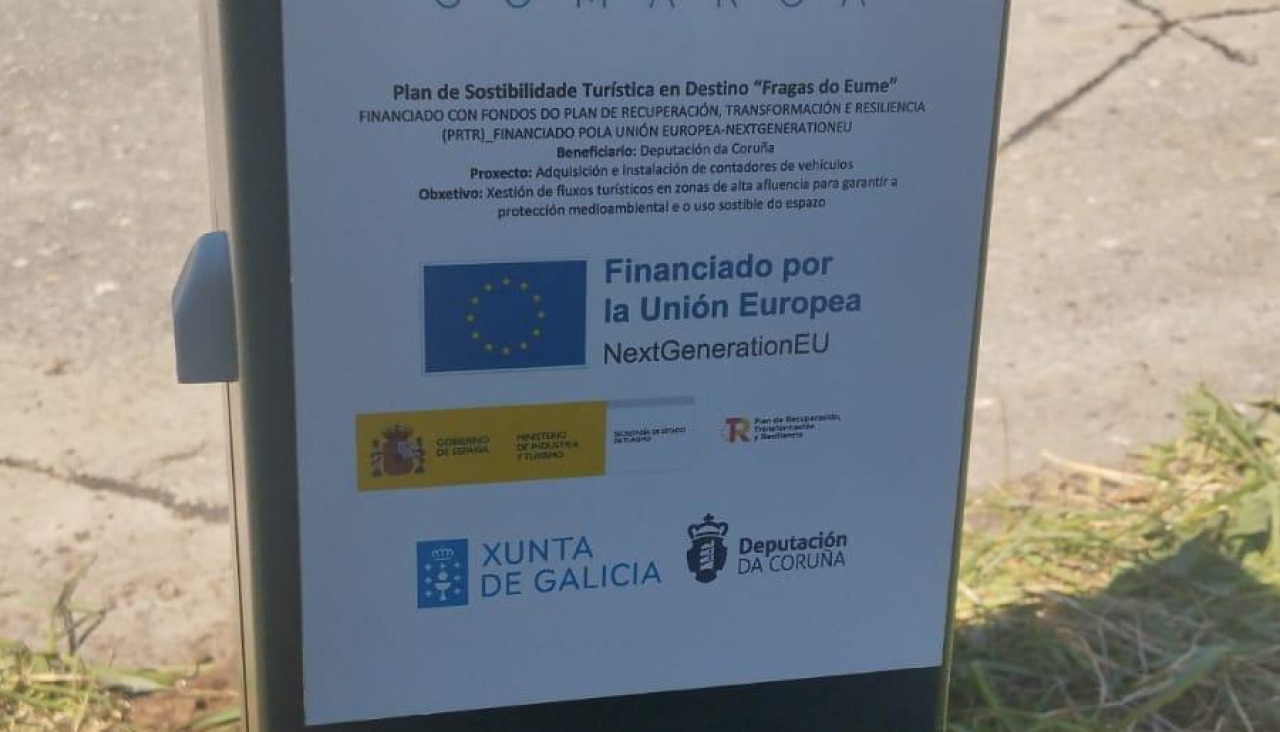 Uno de los contadores instalados en los accesos