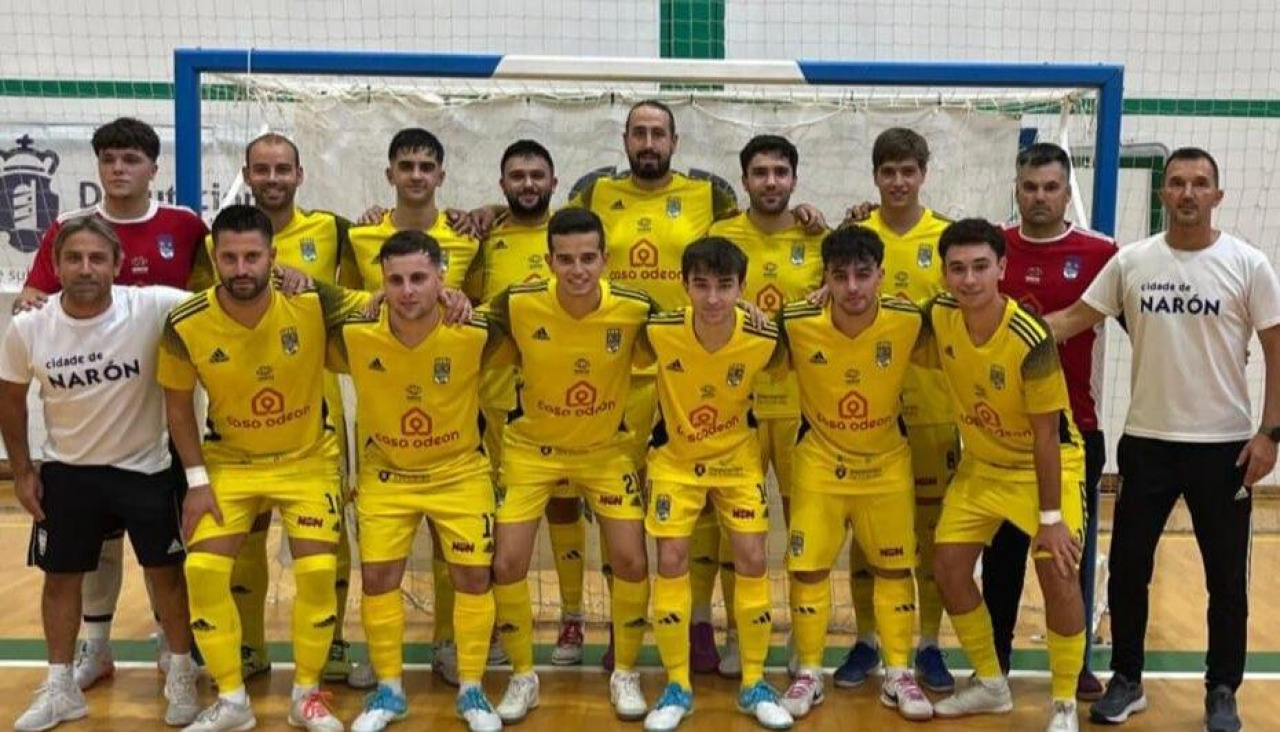 La plantilla del Cidade de Narón