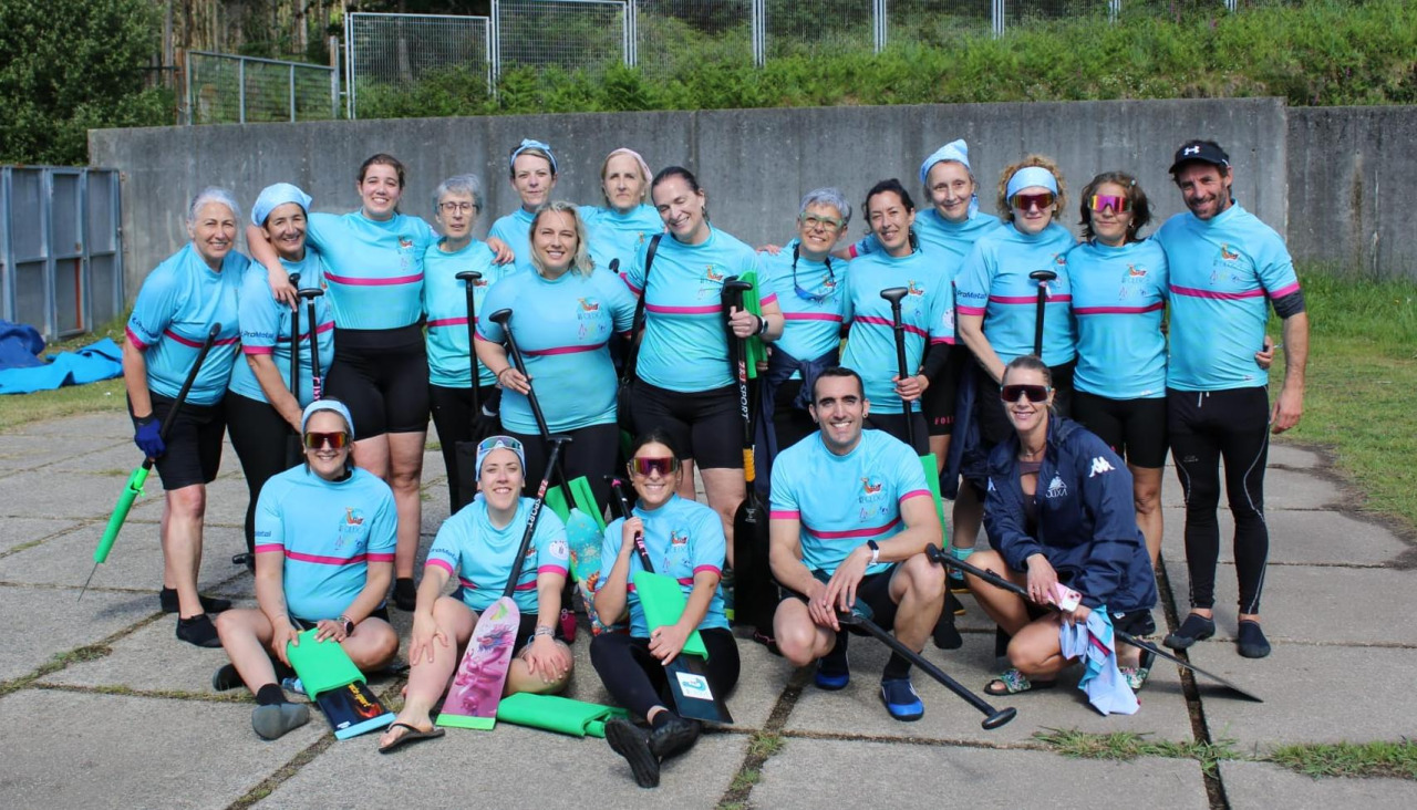 Deportistas del Náutico Folixa pontés