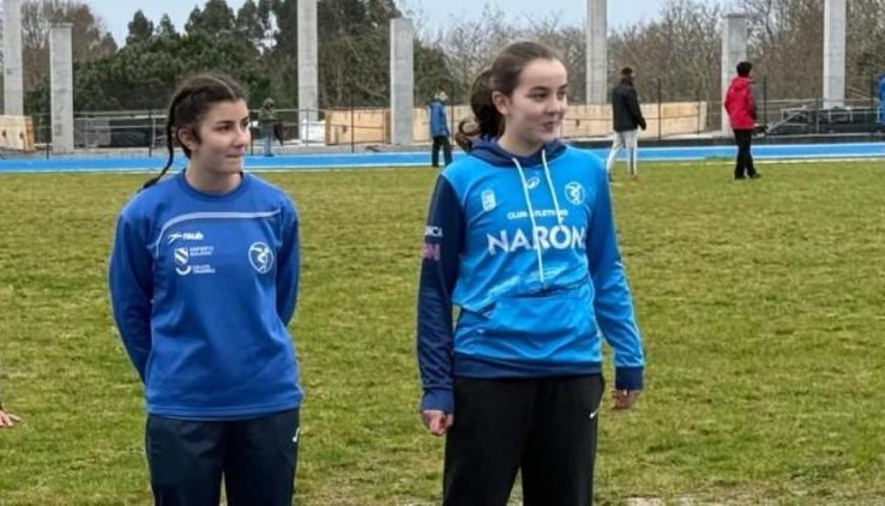 Lendoiro, en el centro, y Suárez formarán con la selección gallega sub 16