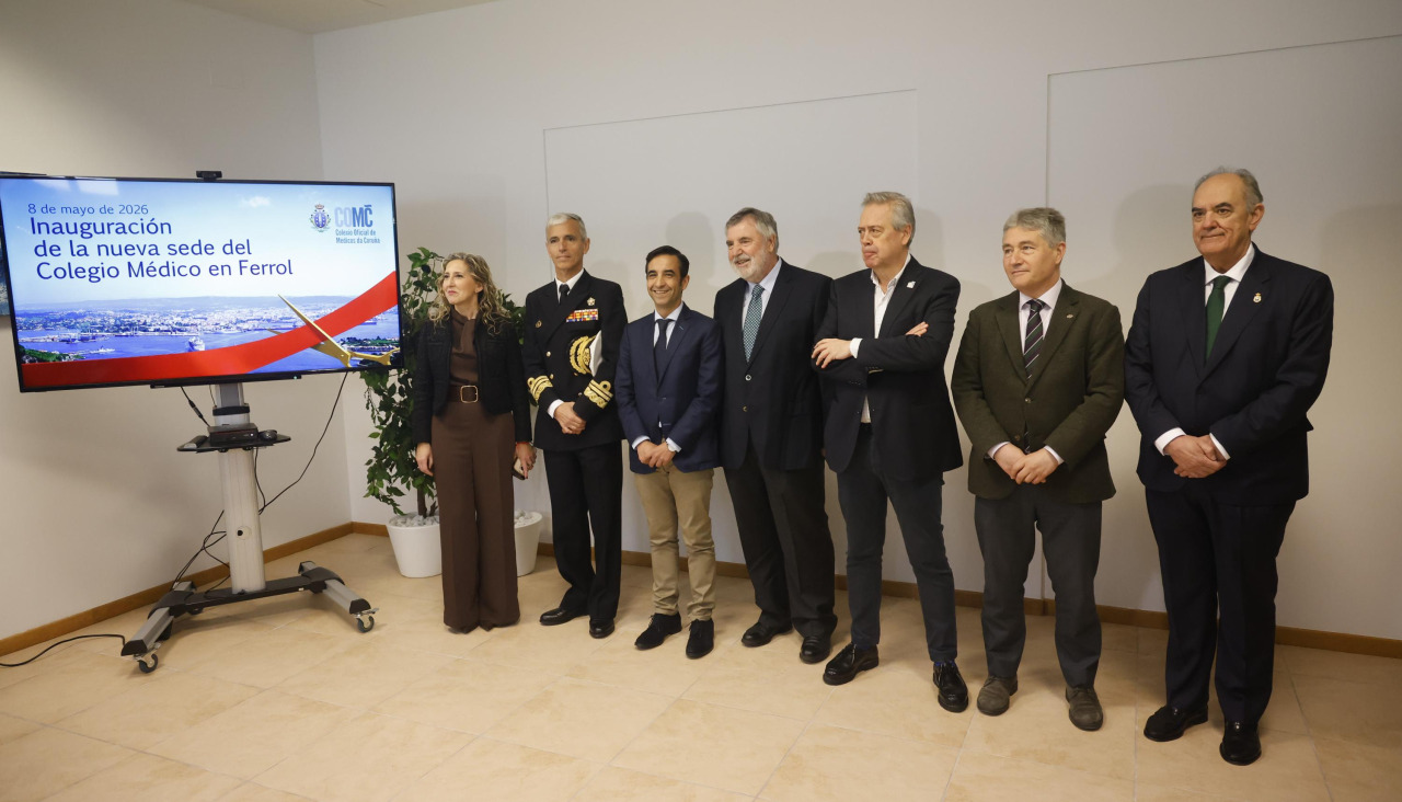 Inauguración del colegio de médicos