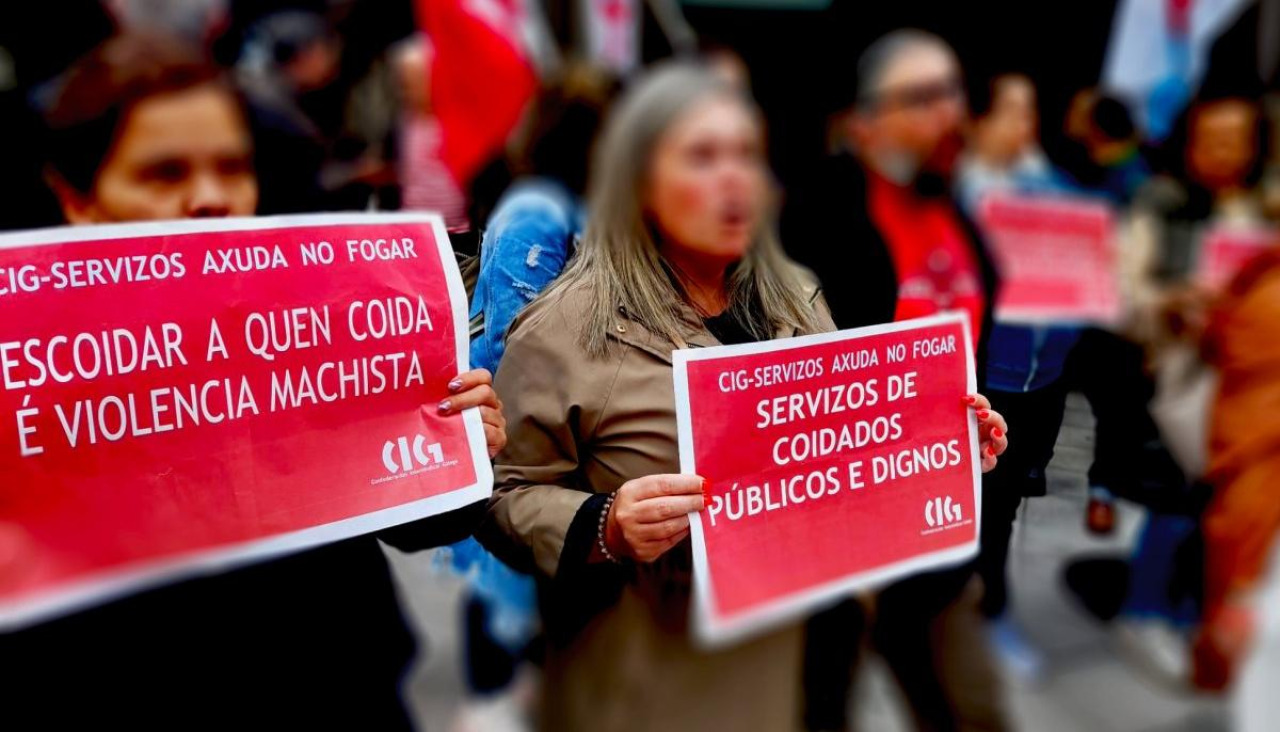 Imagen de archivo de una protesta del colectivo organizada por la CIG