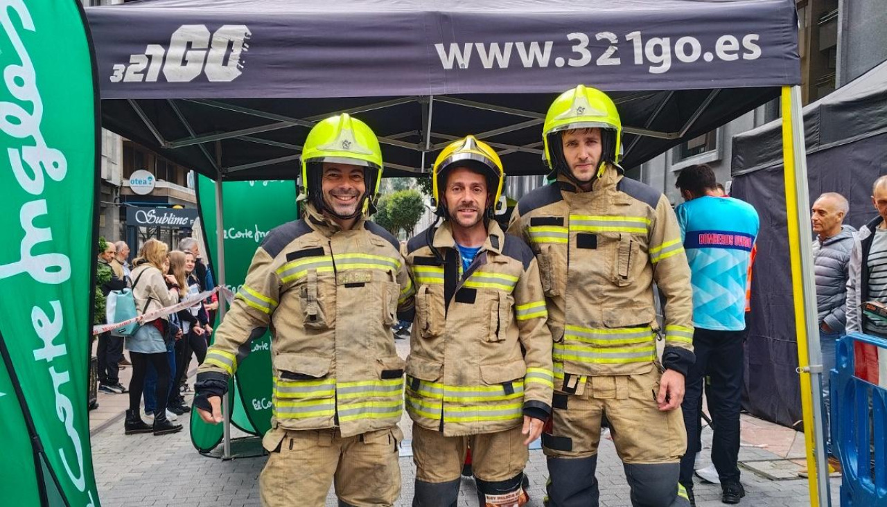 Participación de los bomberos de Narón en el Memorial Eloy Palacio