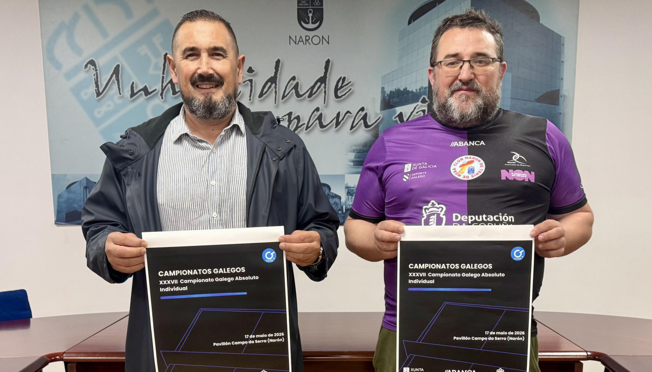 Santalla y Montero, en la presentación del evento