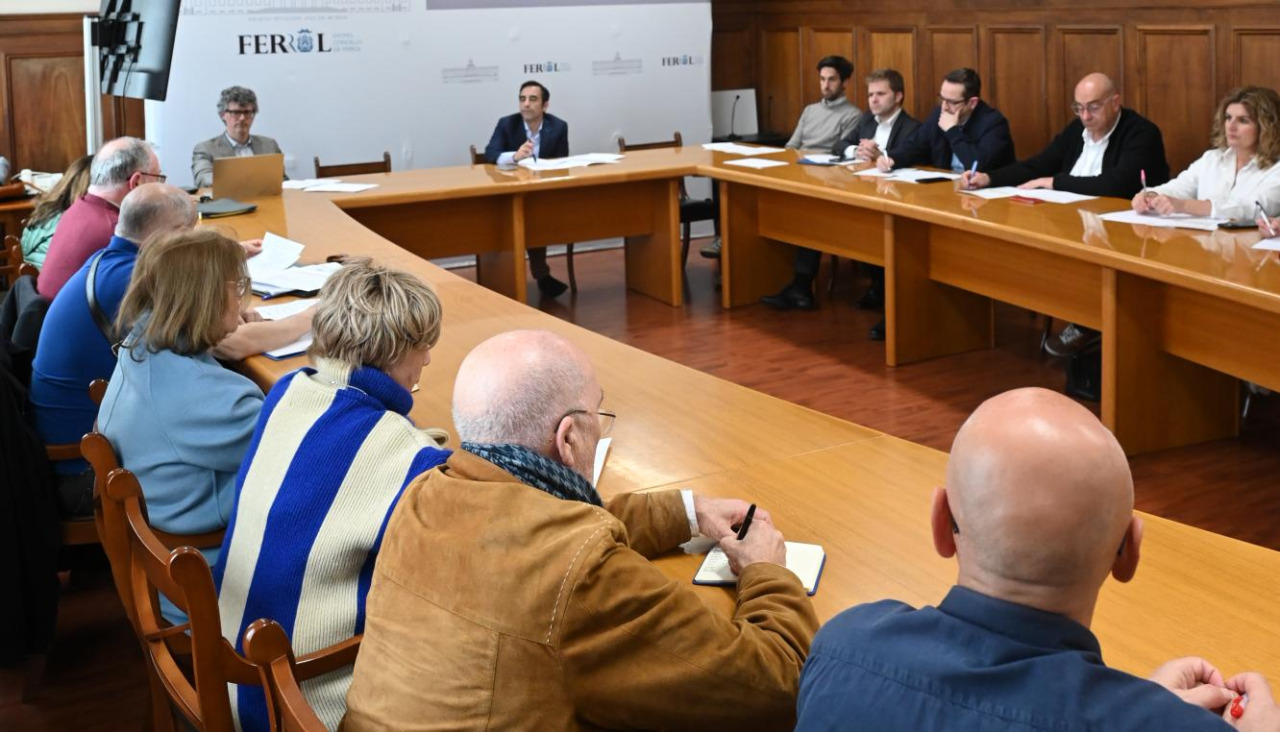 Concello reunión mancomunidade co Foro cidadán polo Ferrocarril