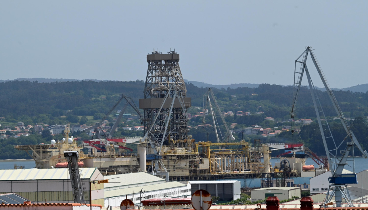 Navantia buque Noble Valiant en sus instalaciones