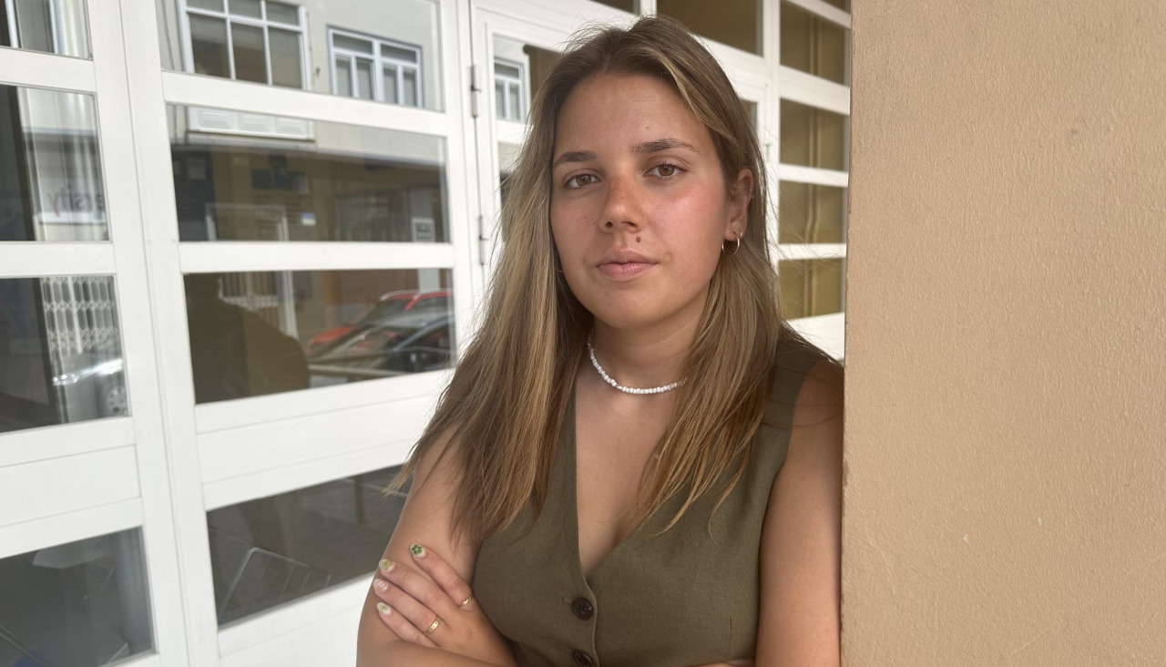 Elisa María Fraga Galdo, en la Facultade de Ciencias do Traballo de Ferrol