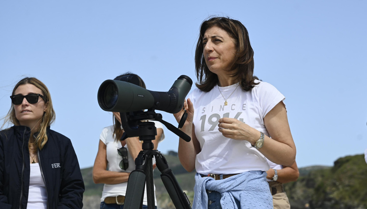 Vázquez, en San Xurxo, con la edila de Urbanismo, Blanca García