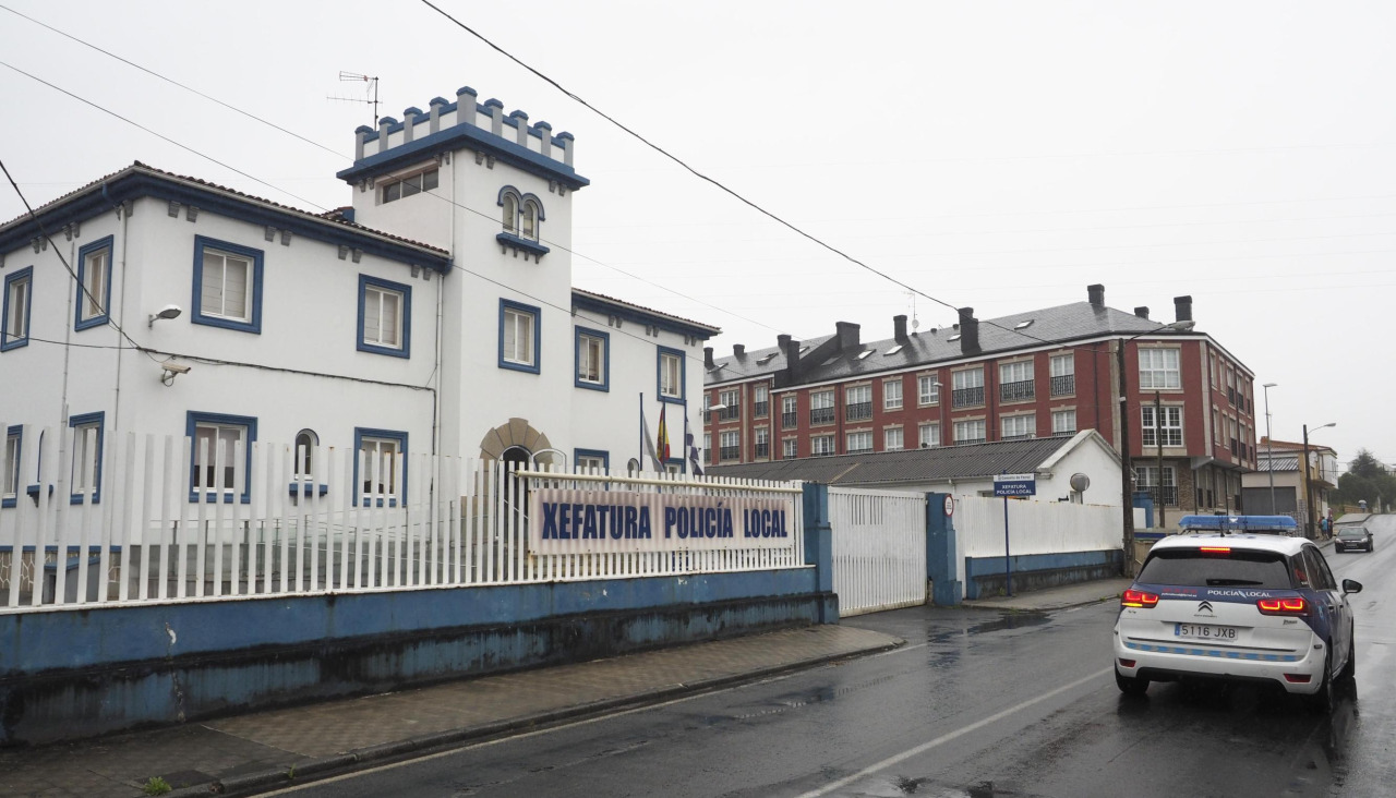 Imagen de archivo del cuartel de la Policía Local de Ferrol, en San Pedro