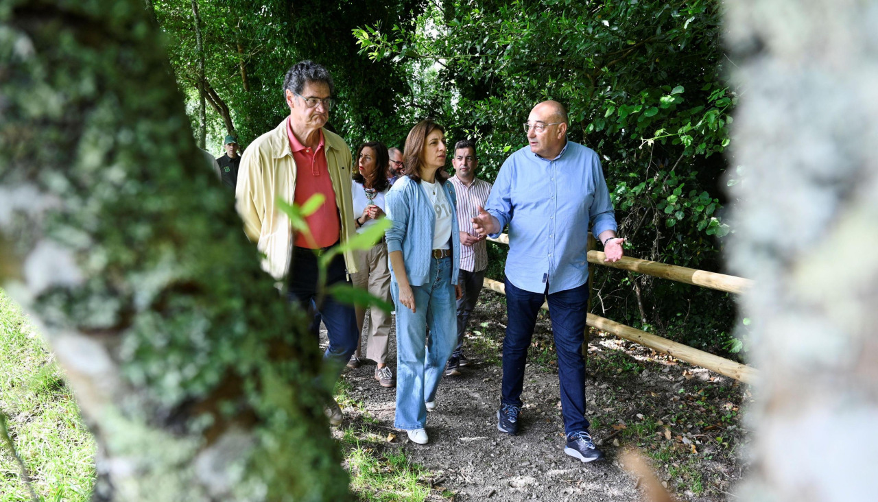 La conselleira visitó Valdoviño el sábado