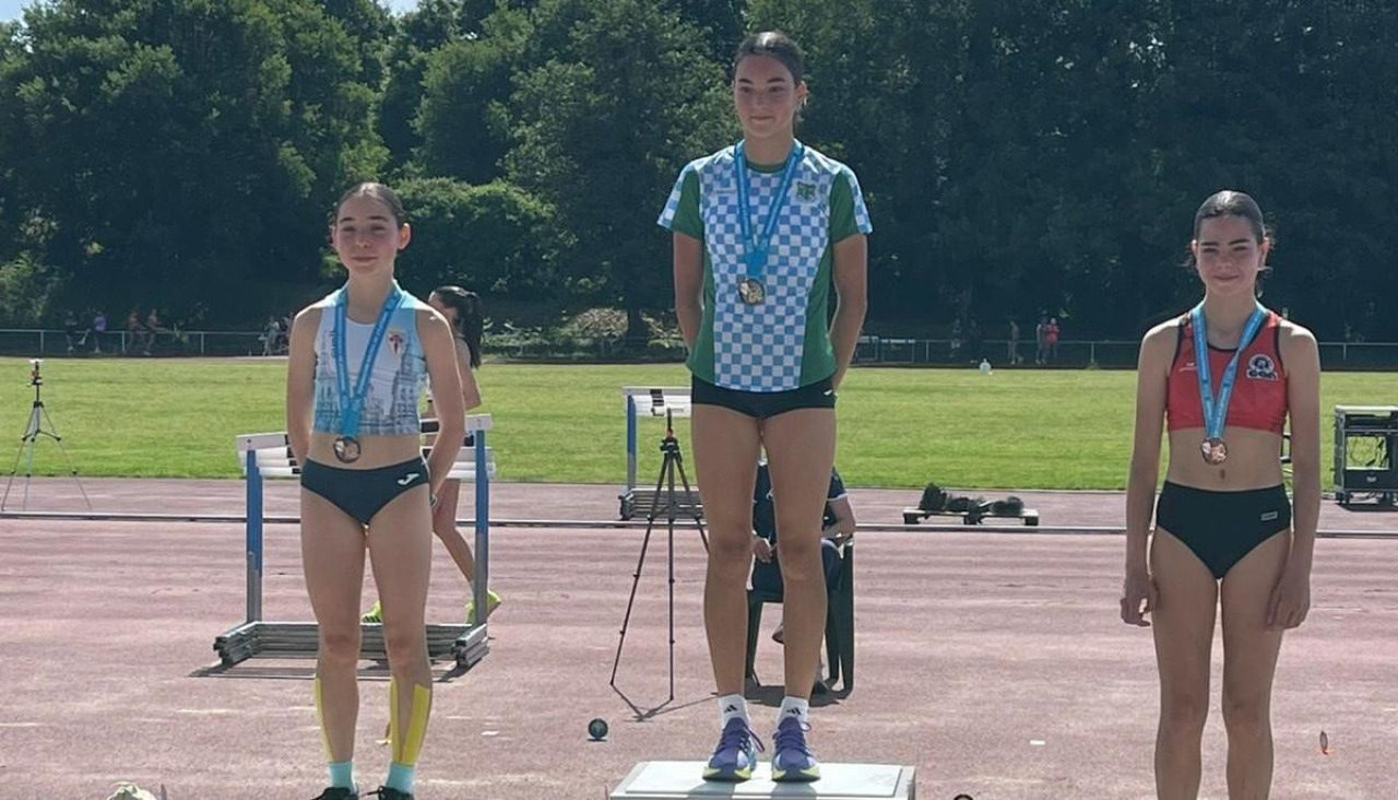 La cedeiresa ya había logrado el título gallego en pista cubierta