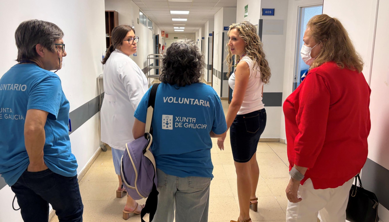 Martina Aneiros visitó este martes el complejo hospitalario