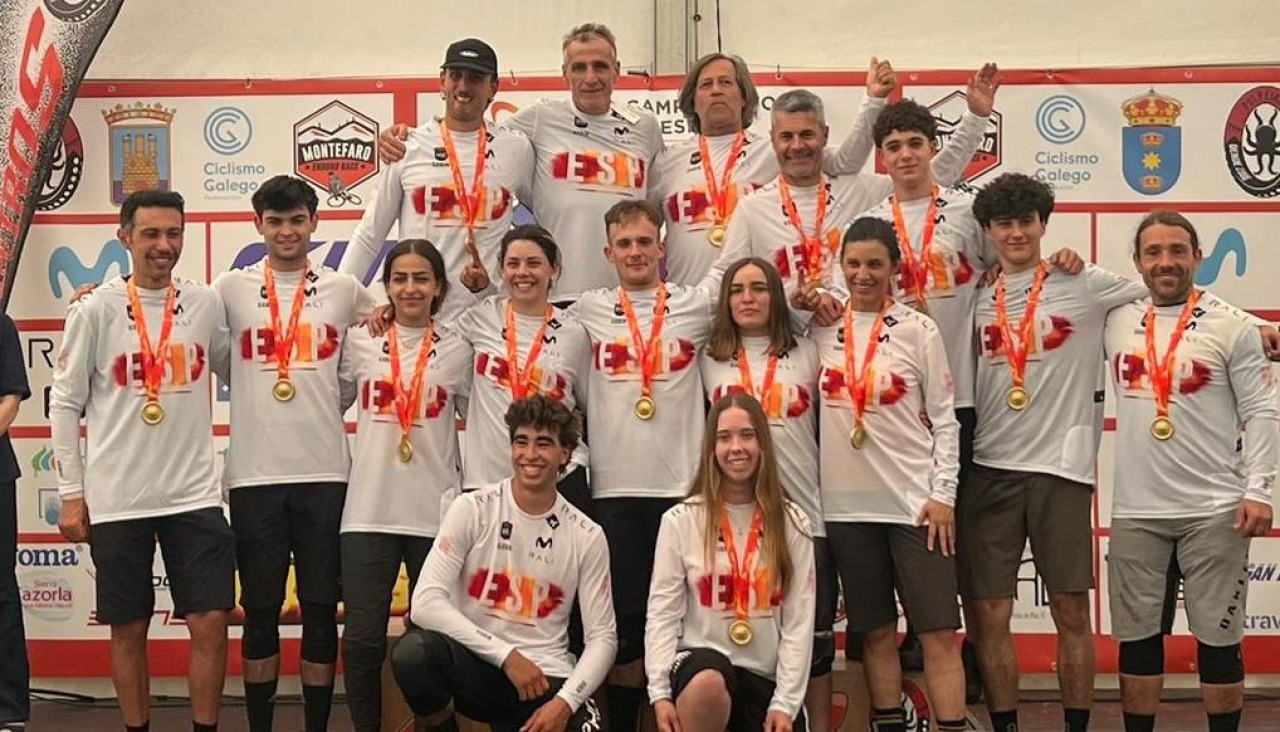 Medallistas de la competición nacional organizada por el Pulpeiros mugardés
