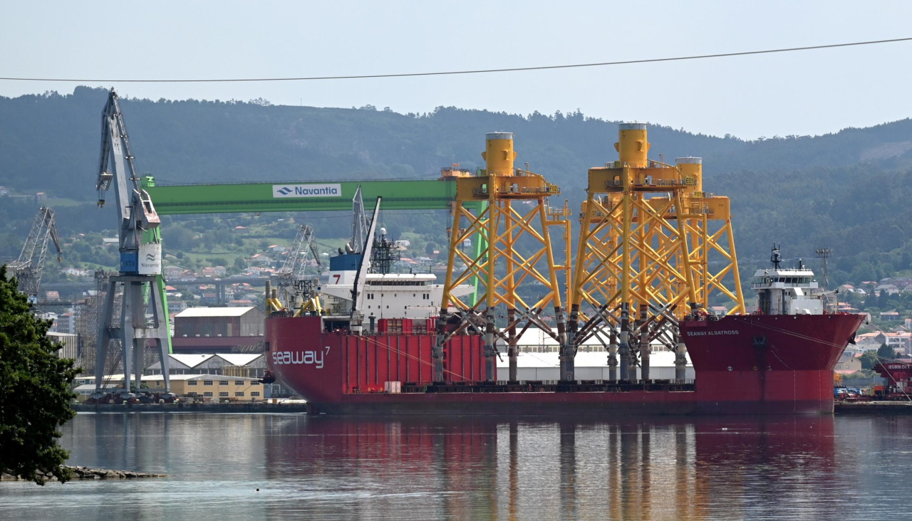 Últimas jackets en Navantia Fene