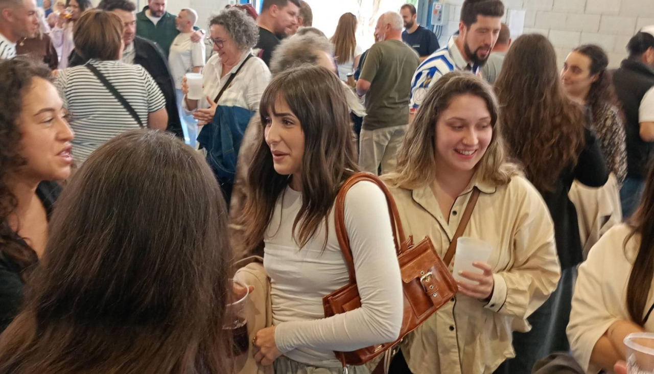 Imagen de una de las "comilonas" organizadas por la comisión de fiestas de Caranza, en este caso con el pulpo como protagonista