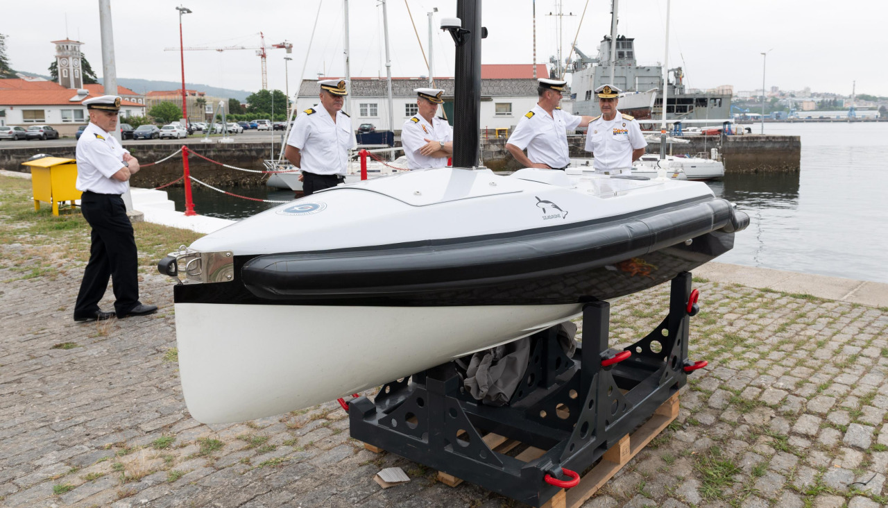 La unidad USV Mist llegó a A Graña el pasado 28 de mayo