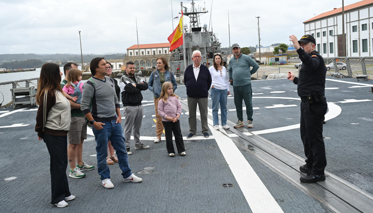 Arsenal de Ferrol Día de puertas abiertas visita a la fragata Méndez Núñez