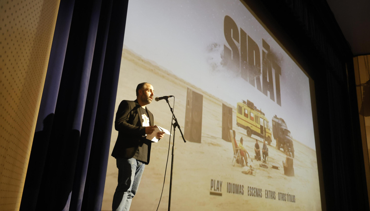 'Sirât' proxectouse o pasado mes de marzo no Pazo da Cultura de Narón