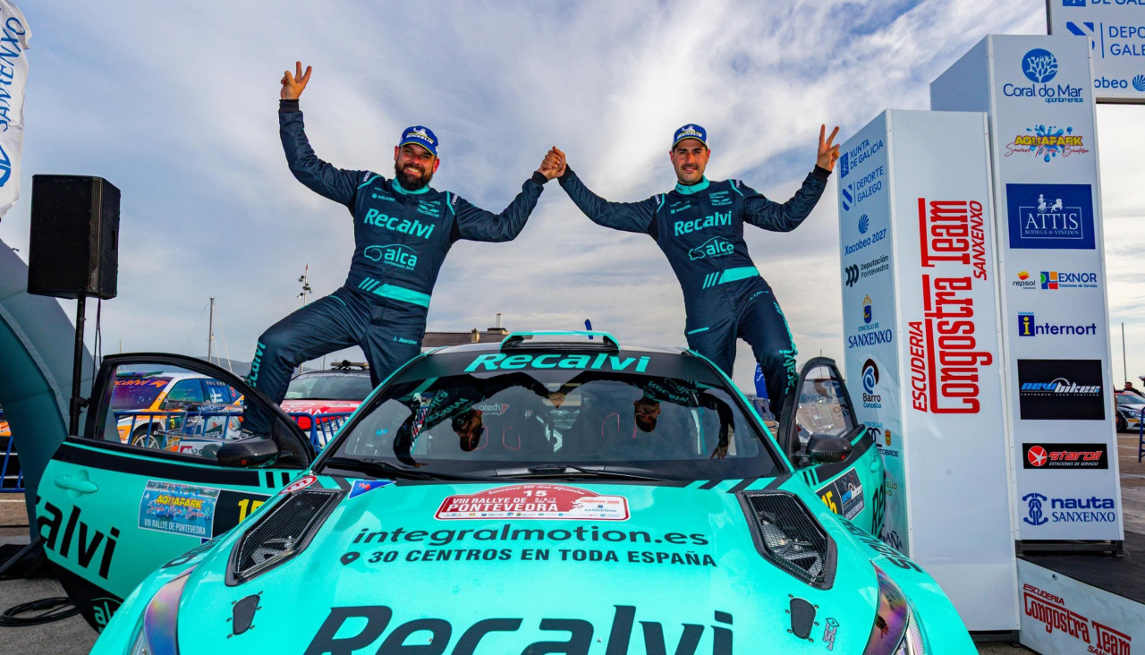 Javi Martínez y Jorge Cagiao estrenaron su nueva montura, un Toyota Yaris GR Rally2, con una segunda posición