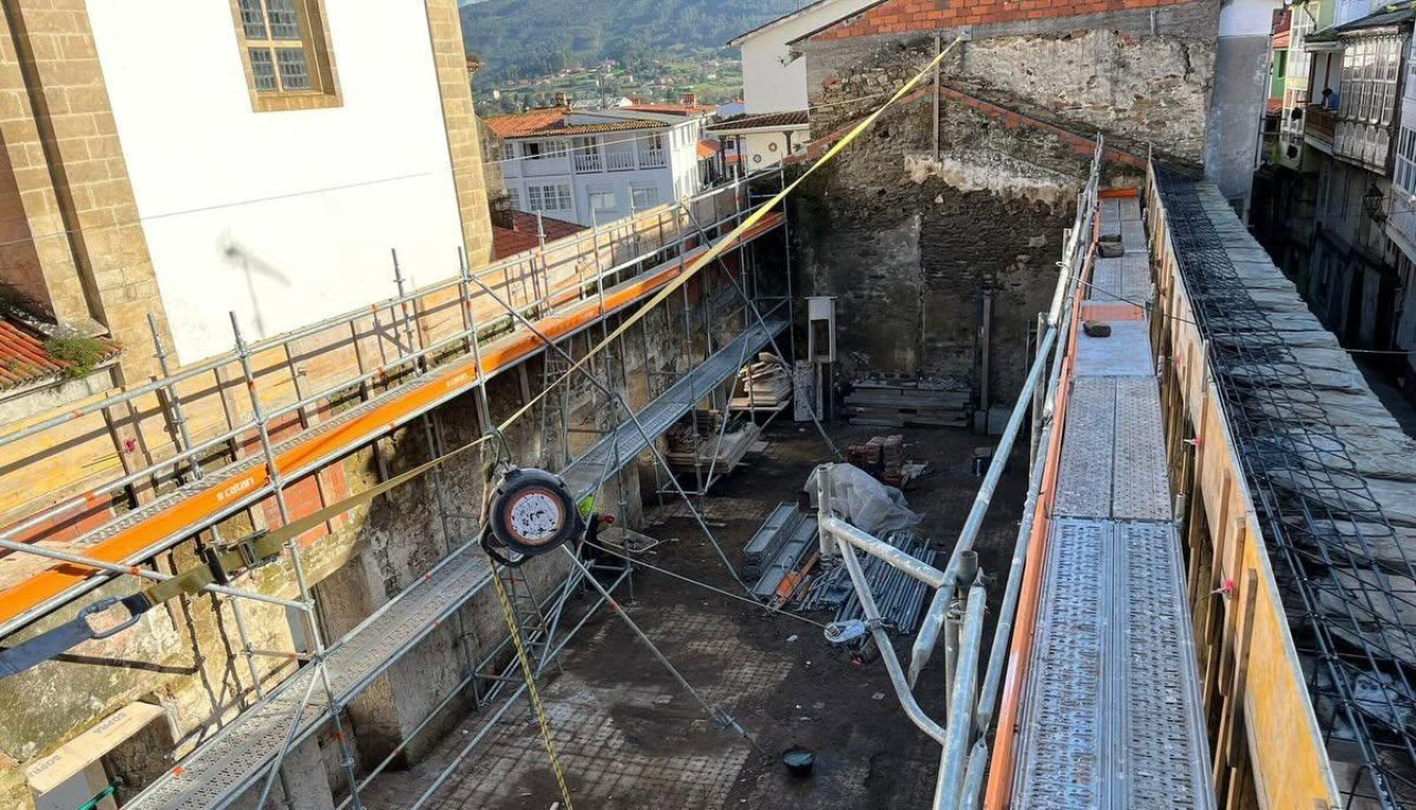 Estado de las obras del nuevo albergue de peregrinos