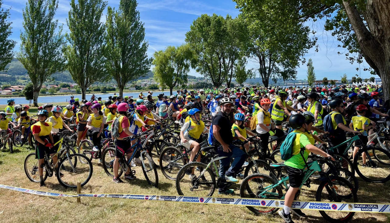 marcha ciclista escolar narón 1