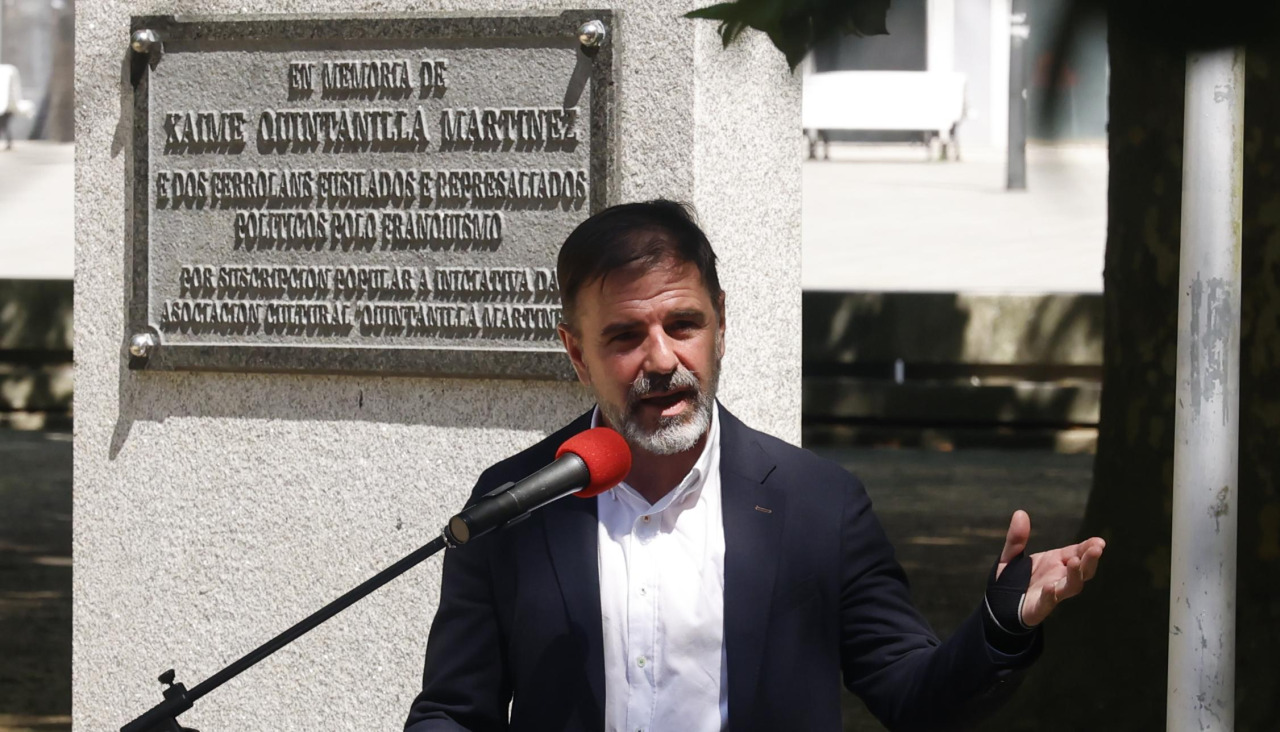 homenaje a Xaime quintanilla en el cantón