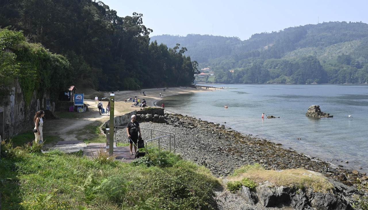 Imagen de la playa de A Bestarruza