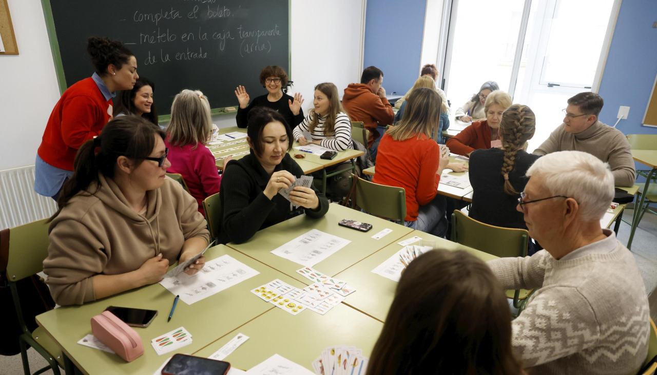 Una de las actividades desarrolladas en el marco de las Xornadas Culturais de la Escola Oficial de Idiomas de Ferrol