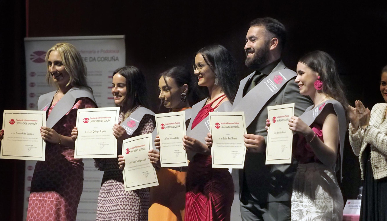 Imagen de archivo de una graduación de Enfermaría