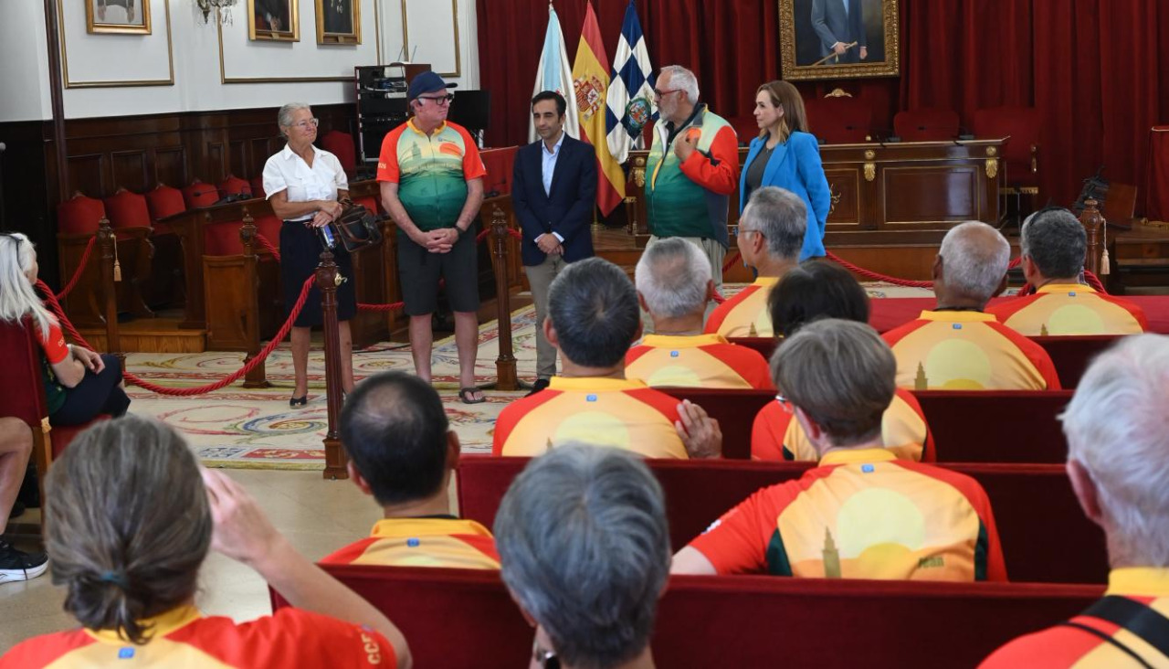 Concello Rey Varela recibe o Clube Cyclists for Cultural Exchange