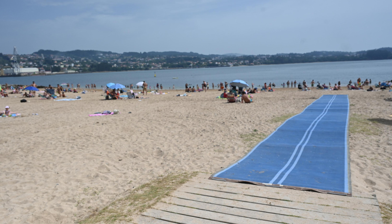 Pasarela praia de Caranza