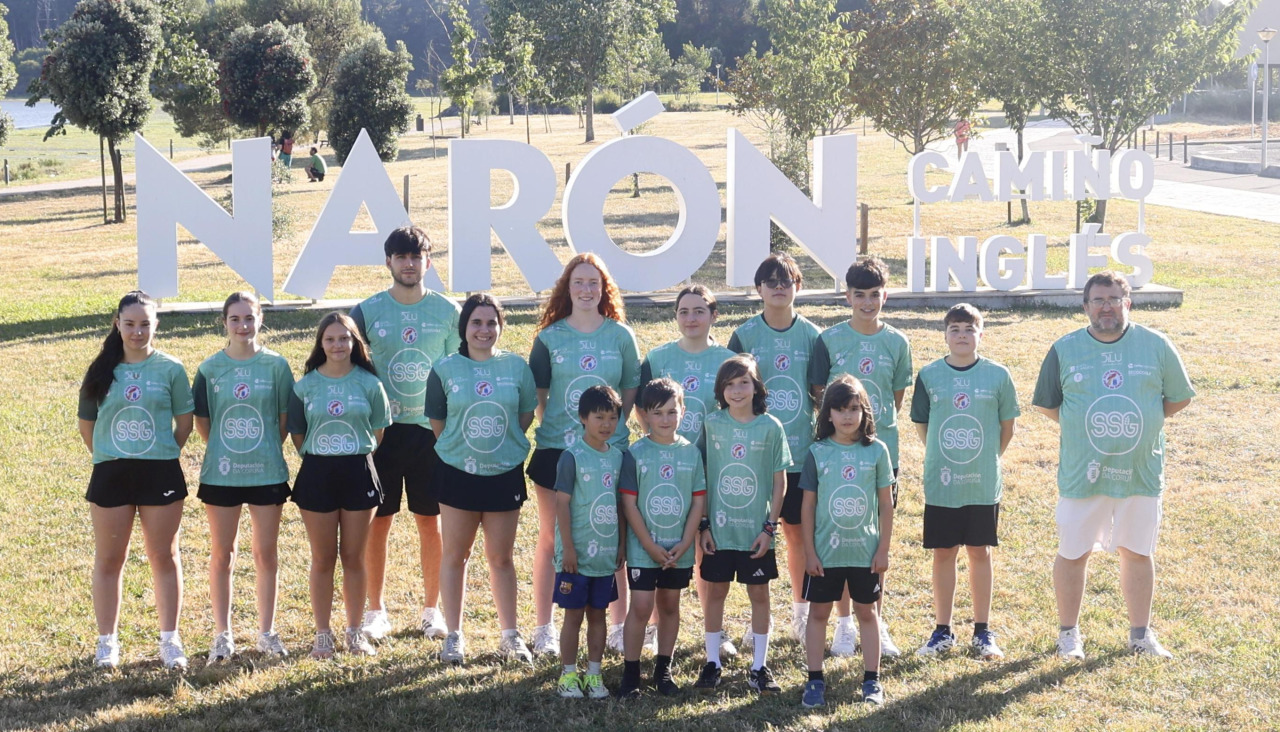 La numerosa delegación local que participará estas semanas en el Campeonato de España