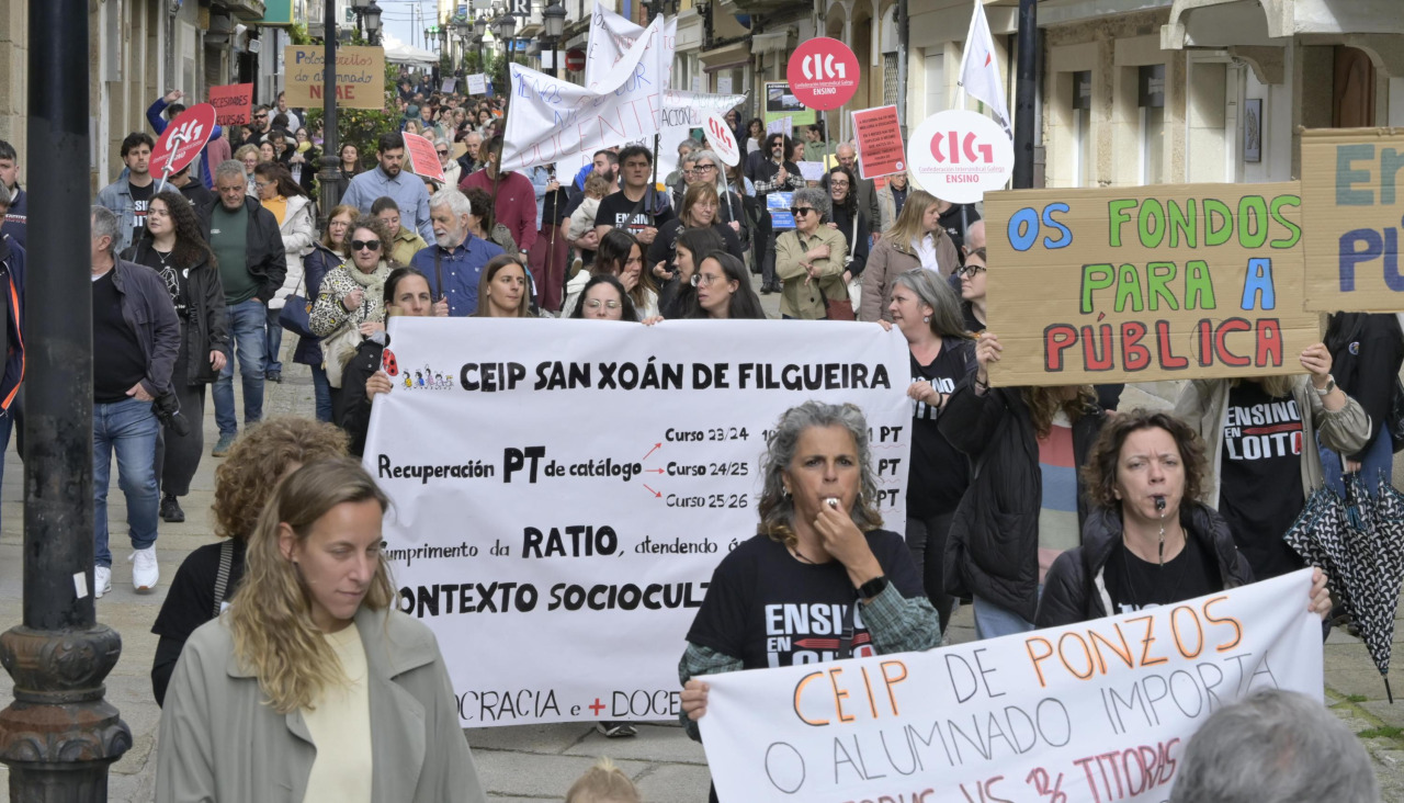Concentración CIG Ensino