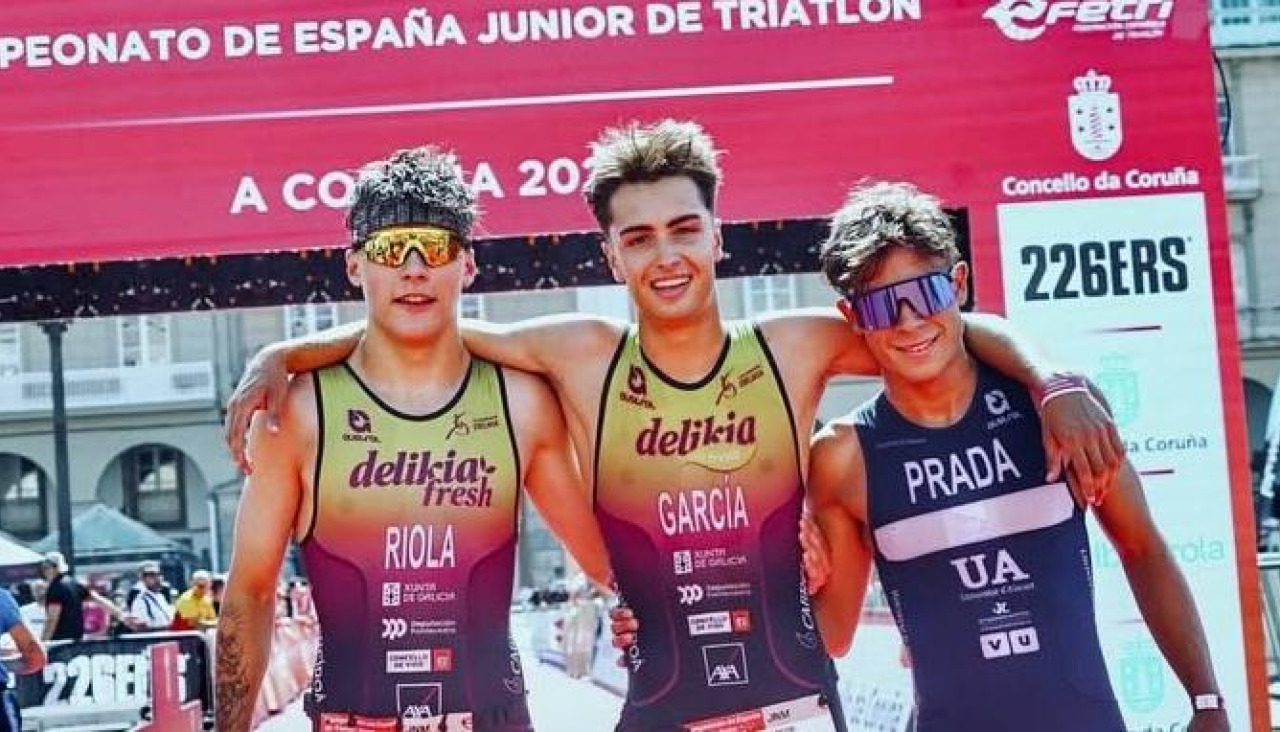 Riola fue subcampeón nacional en la prueba de A Coruña