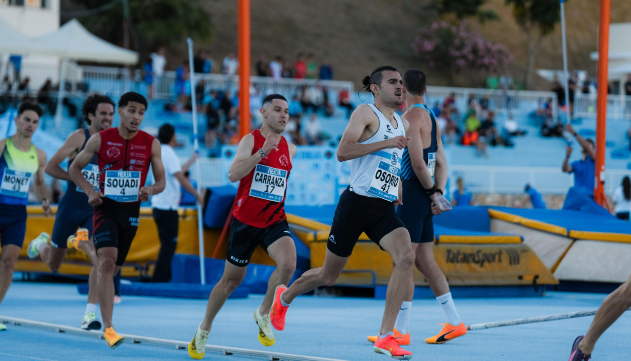 Pedro Osorio, durante una prueba