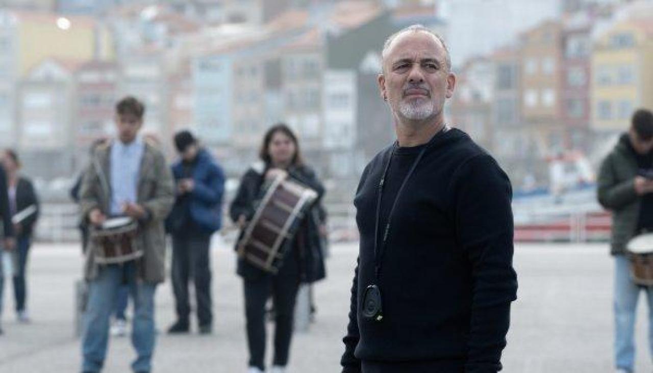El actor ferrolano Javier Gutiérrez en 'Rondallas'