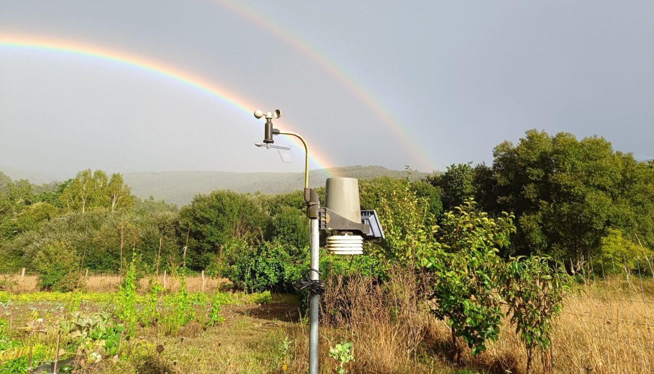 Una de las estaciones meteorológicas en el territorio