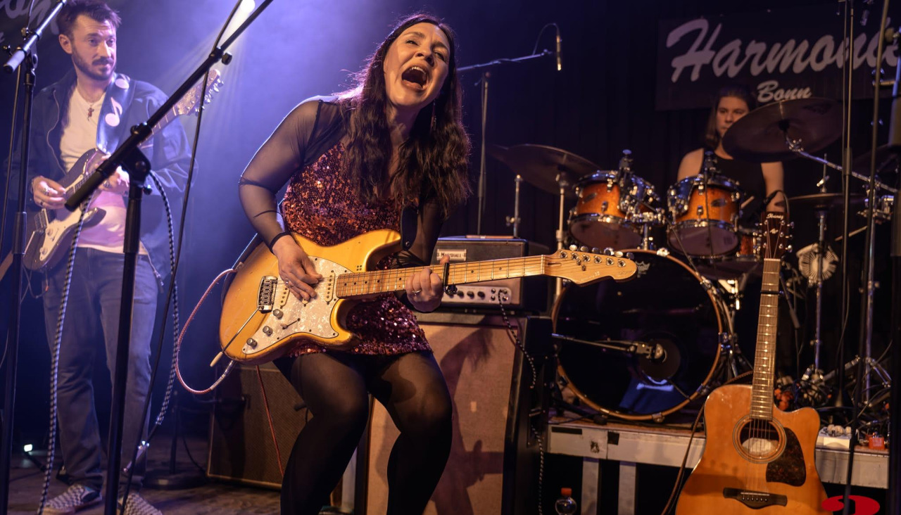 Dani Wilde en un concierto reciente