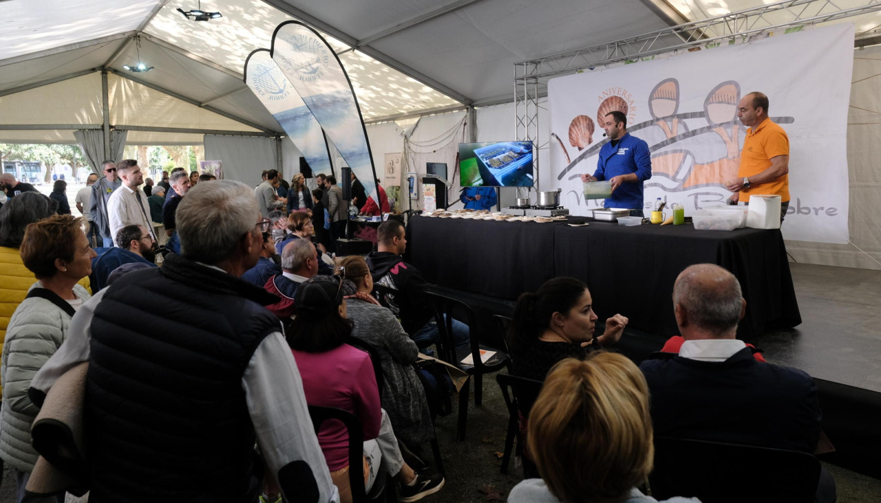Demostración culinaria en una edición anterior de la feria