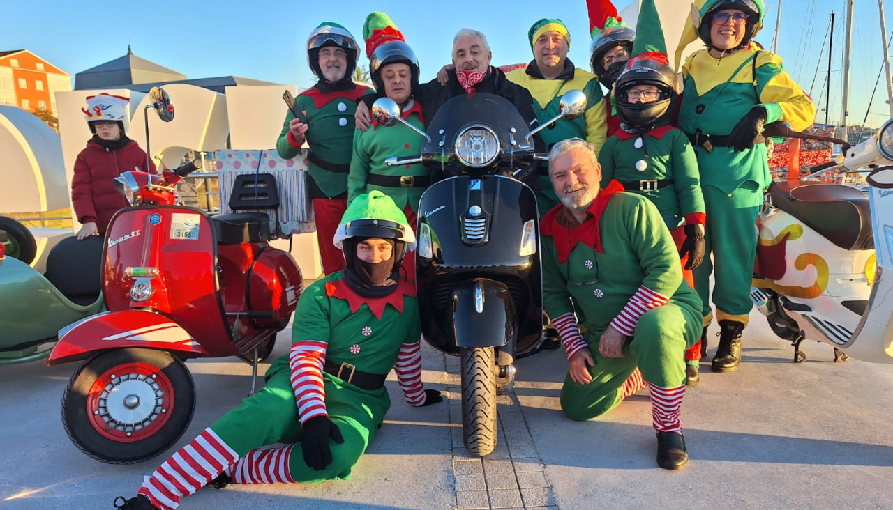 Vespas nochebuena