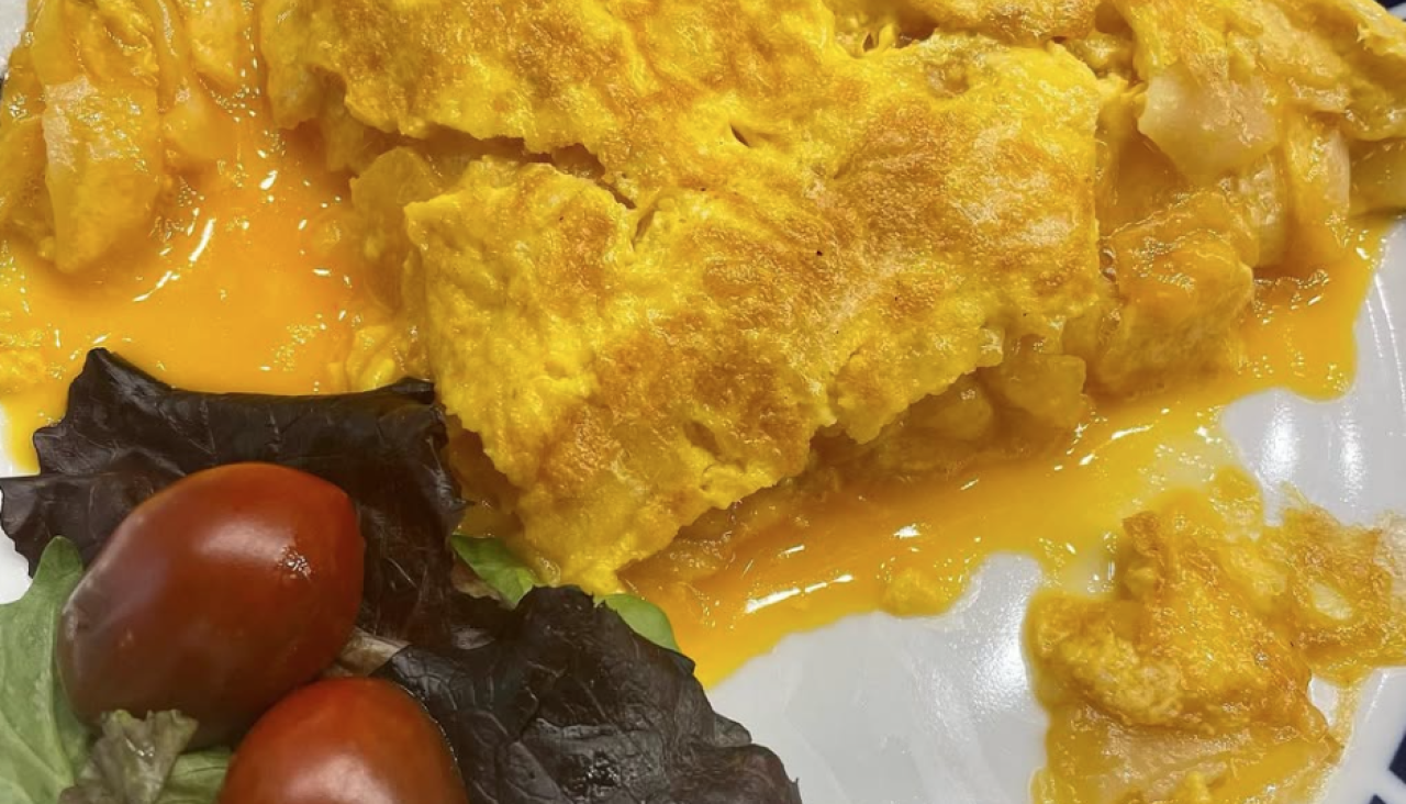 Tortilla de patata del restaurante Zahara, asociado a la aplicaciou0301n