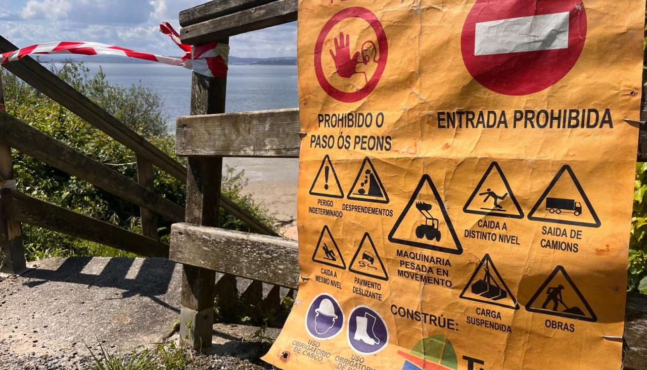 Obras acceso playa Seselle Ares (2)