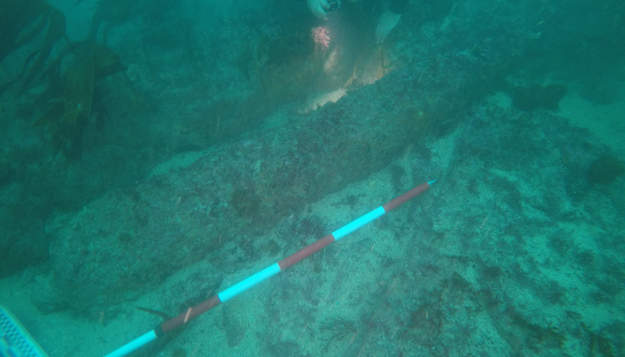Prospección arqueológica subacuática en Punta do Segaño (Ares), en 2022