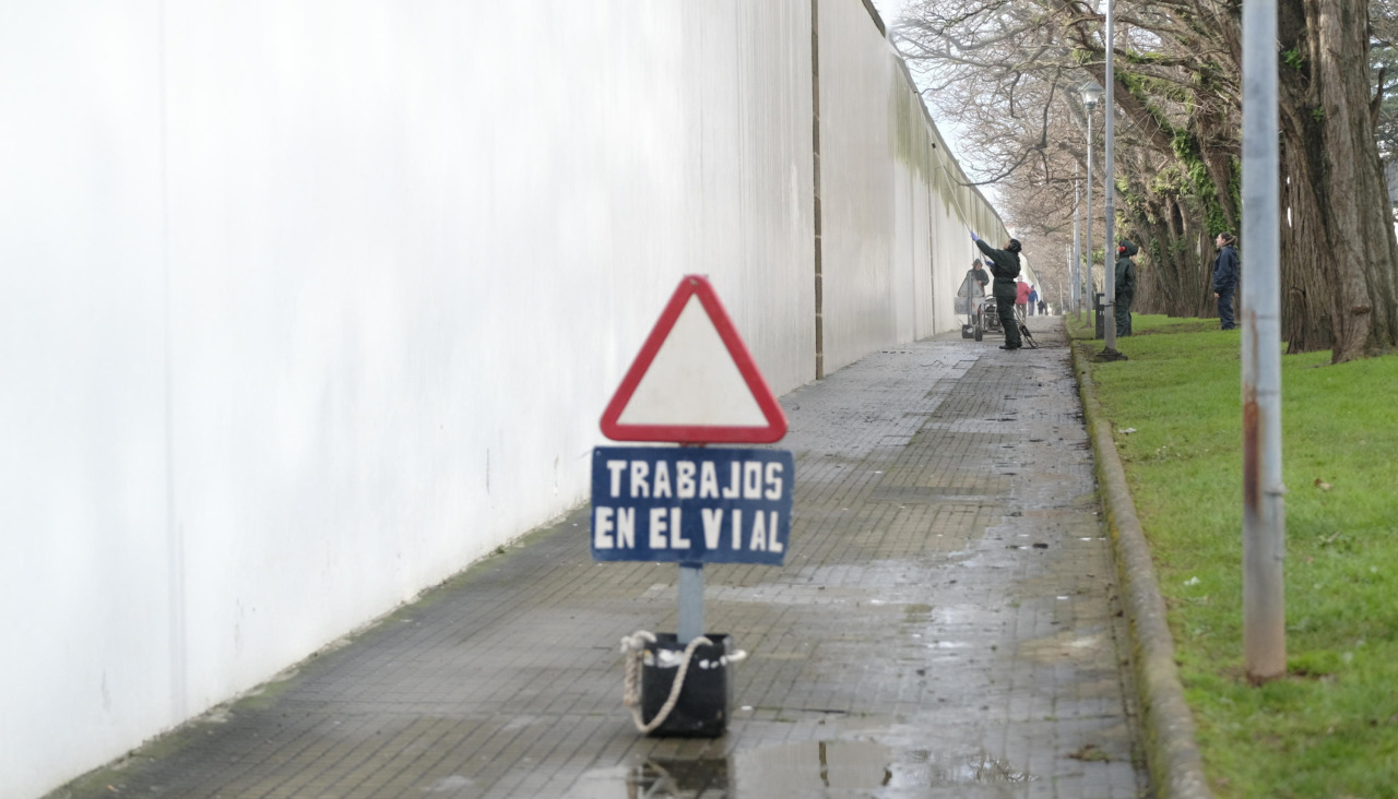 El carril en dirección centro es el que se corta