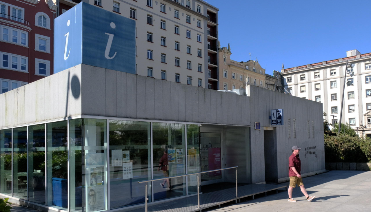 Oficina municipal de turismo de la plaza de España, el pasado verano