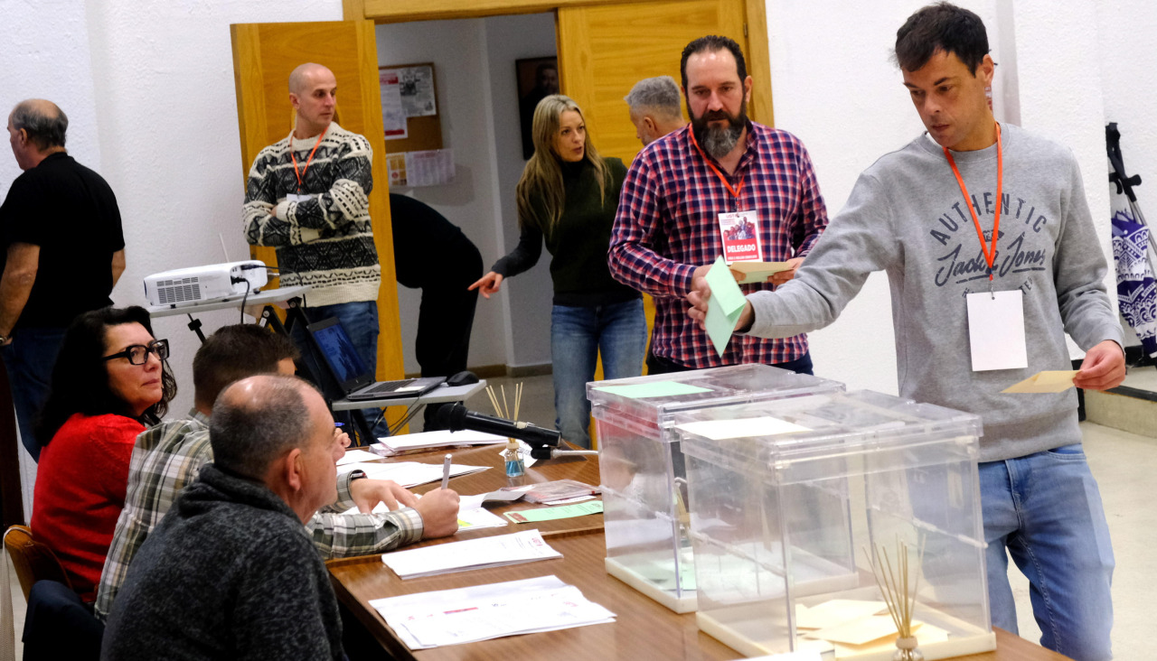 Los afiliados votaron ayer la nueva ejecutiva